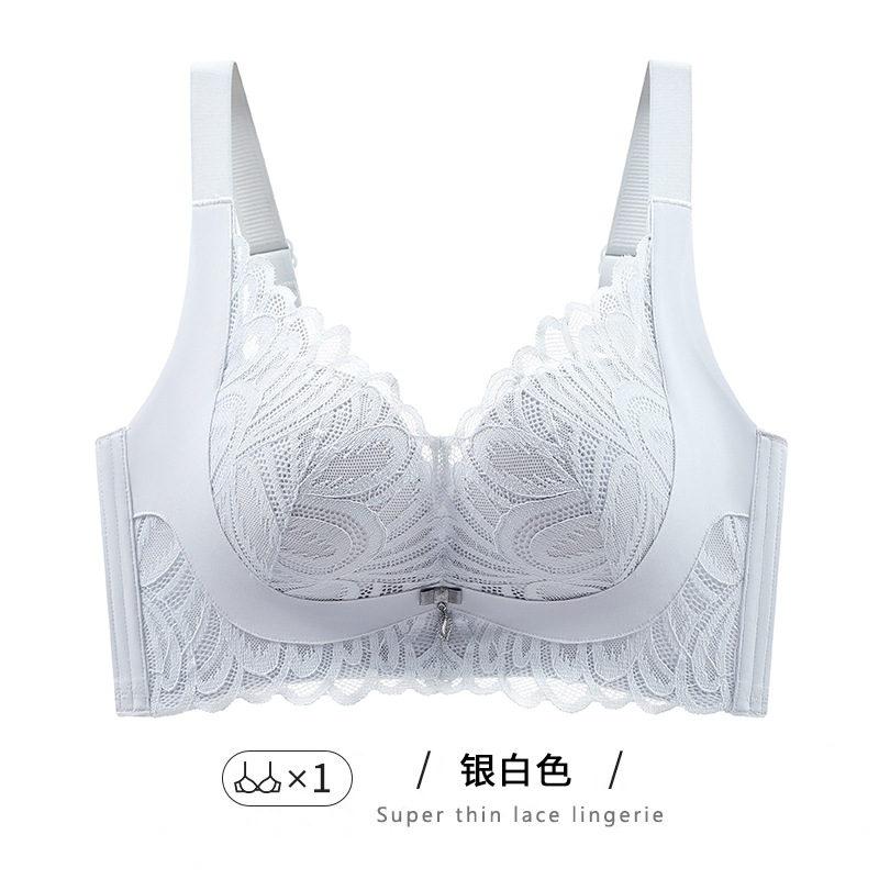 Underwear Women's Small Chest Gathering Show Large Upper Bracket Adjustable Auxilary Breast Correction Anti-sagging Sexy Bra