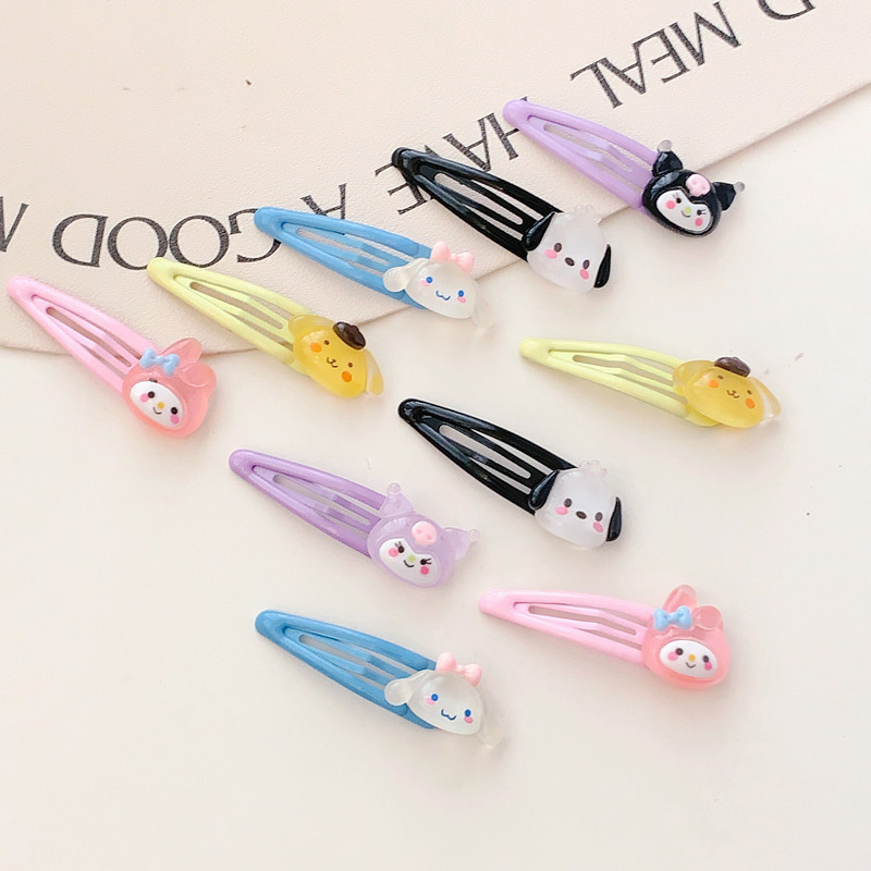Cute Cartoon Cute Dog Hairpin Bb Clip Women's Autumn Broken Hair Clip Side Bangs Clip Temperament Clip Headdress