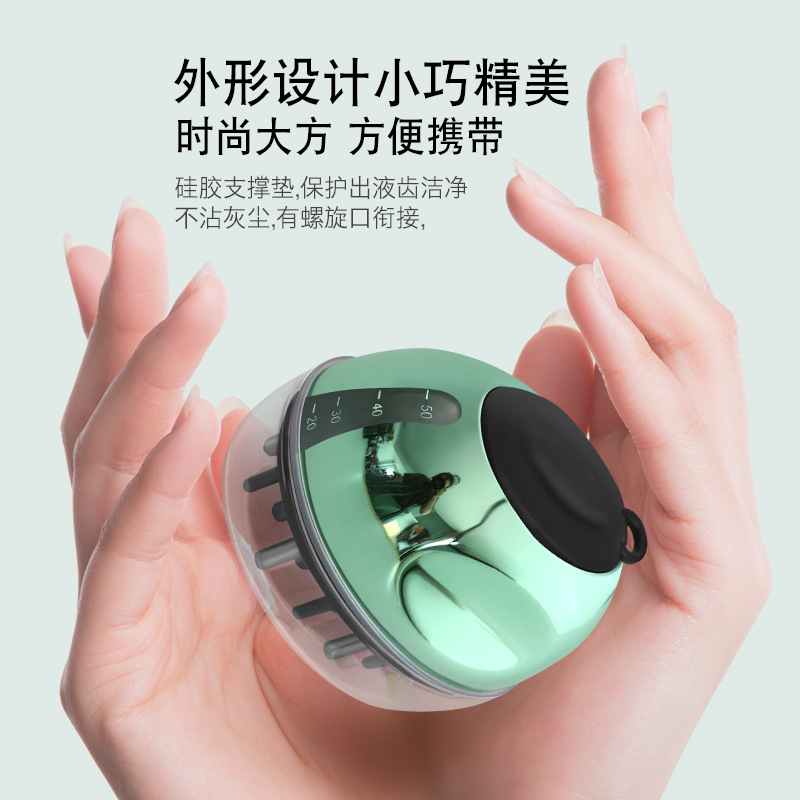 Mini Roller Ball Scalp Applicator For Hair Growth Serum - Leak-Proof 3ml Dispenser With Massage Comb, Mess-Free Essential Oil & Liquid Root Treatment Brush