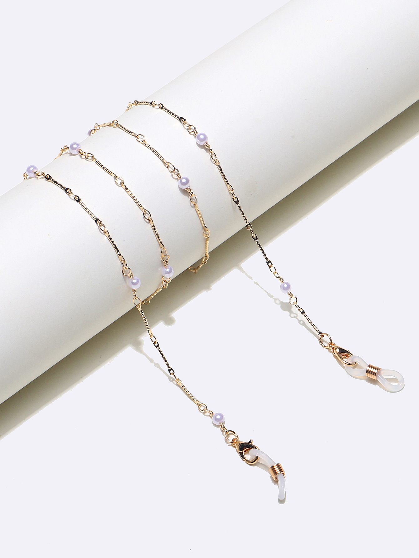 Handmade Copper Chain Pearl Sunglasses Sunglasses Hanging Chain Glasses Accessories