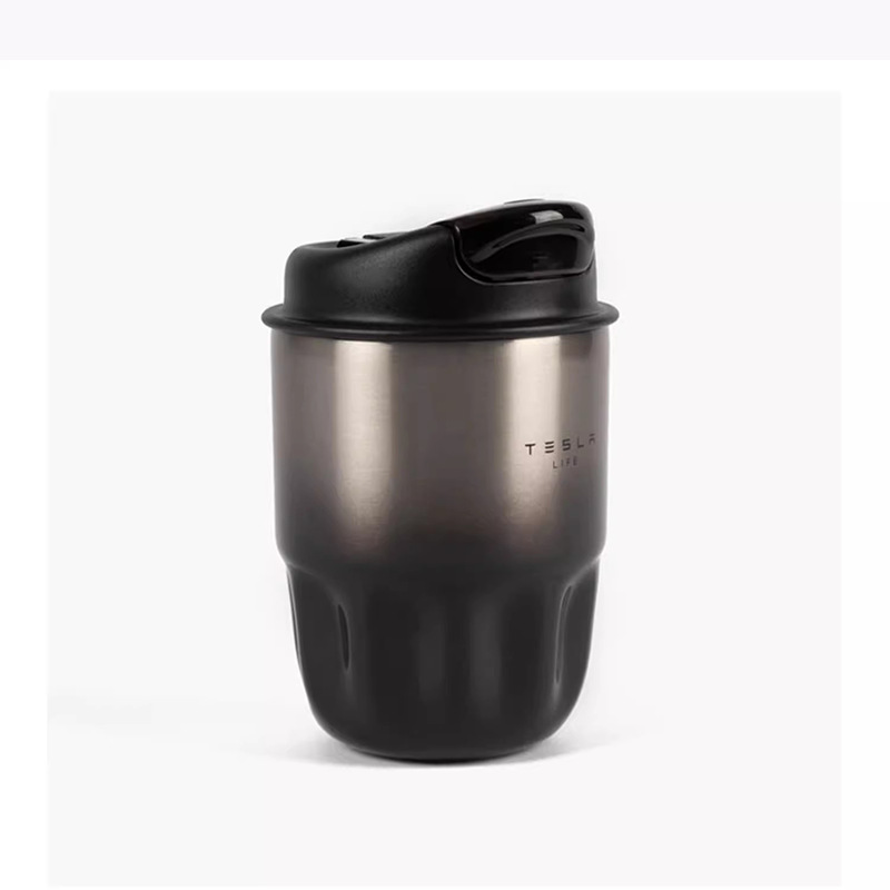 Tesla Same Coffee Cup Thermos Cup 316 Stainless Steel Liner Accompanying Cup Thermal Ulation Cold Portable Cup