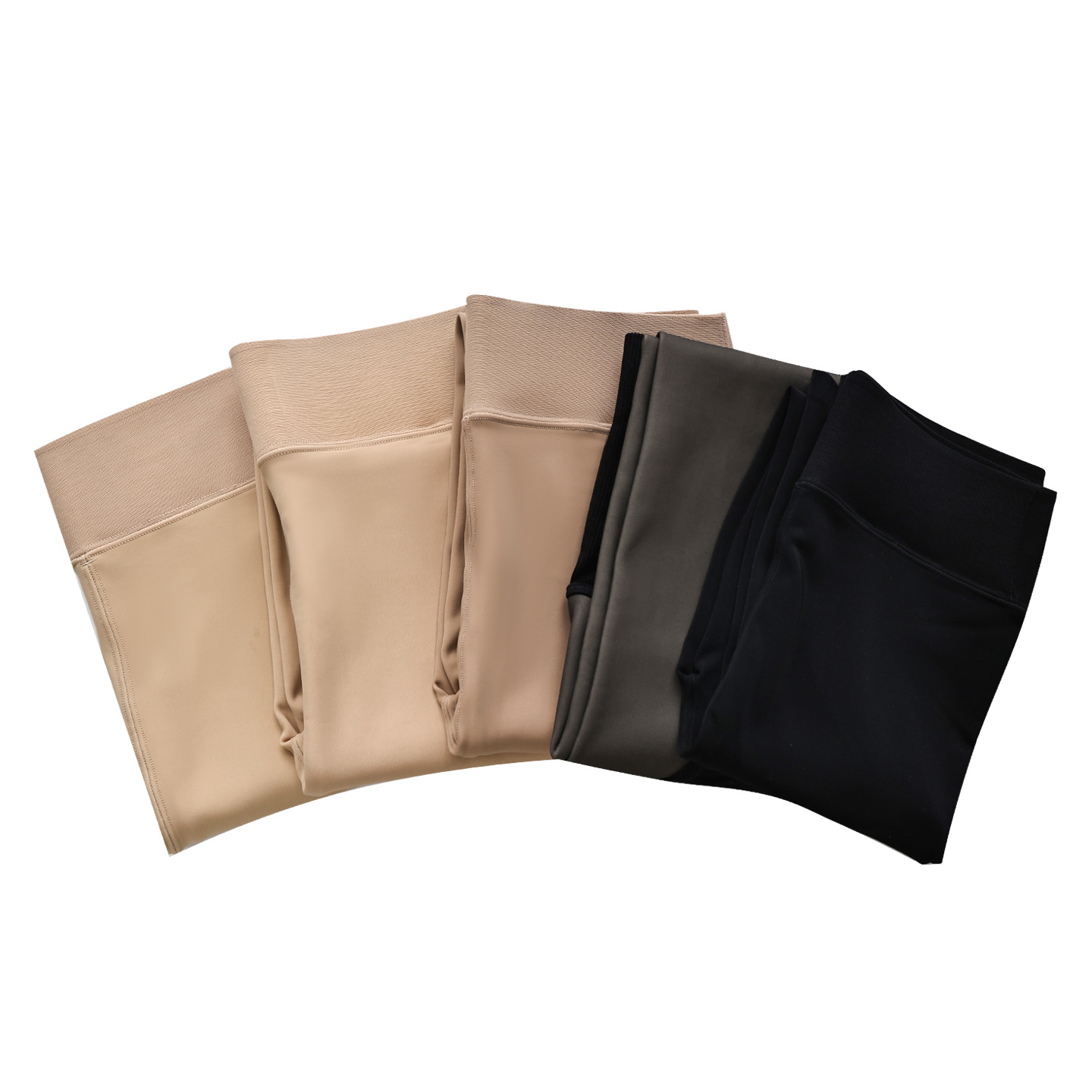 Nine-point Bare Leg Magic Pantyhose For Women, Autumn And Winter, Fleece-lined And Thickened, Single-layer Integrated Base Layer Pantyhose, Natural Nude Feel, Skin-water Glossy Pantyhose.