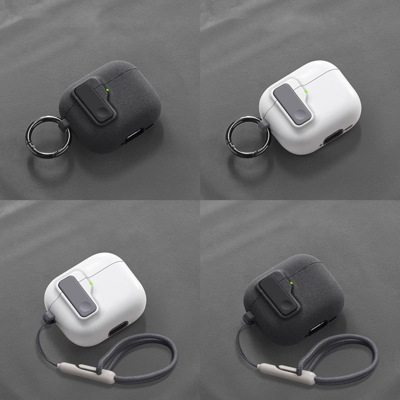 Suitable For AirPods 4Th Generation Earphone Case, Apple AirPods Pro 3Rd Generation Wireless Bluetooth Button Earphone Case, Soft Case