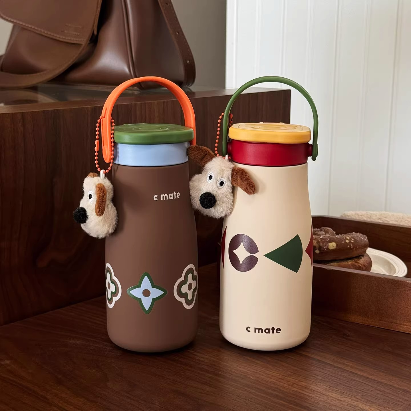 316 Ceramic Ulated Water Bottle, Stylish Straw Cup, Coffee Cup, Portable For Travel.