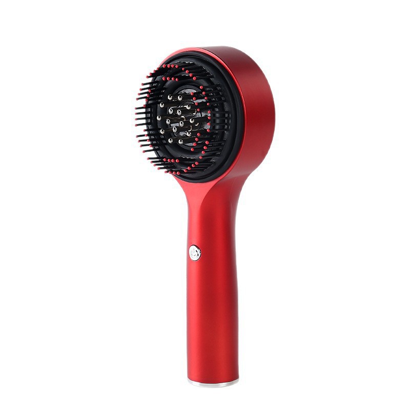 EMS Microcurrent Scalp Massager Comb For Hair Growth - Red Light Therapy Electric Hair Oil Applicator Brush, Anti Hair Loss & Promotes Thicker Hair Regrowth