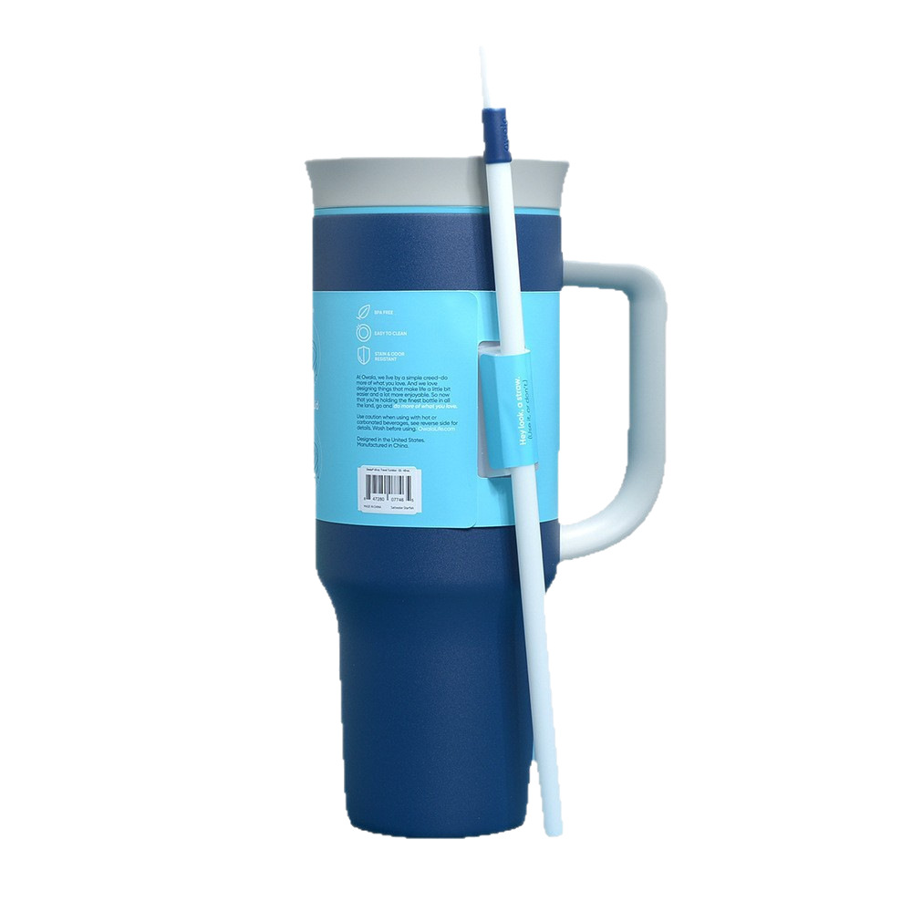 Large Capacity 40oz Car Mug, Stylish 304 Stainless Steel Ulated Mug, Portable Car Mug With Handle.