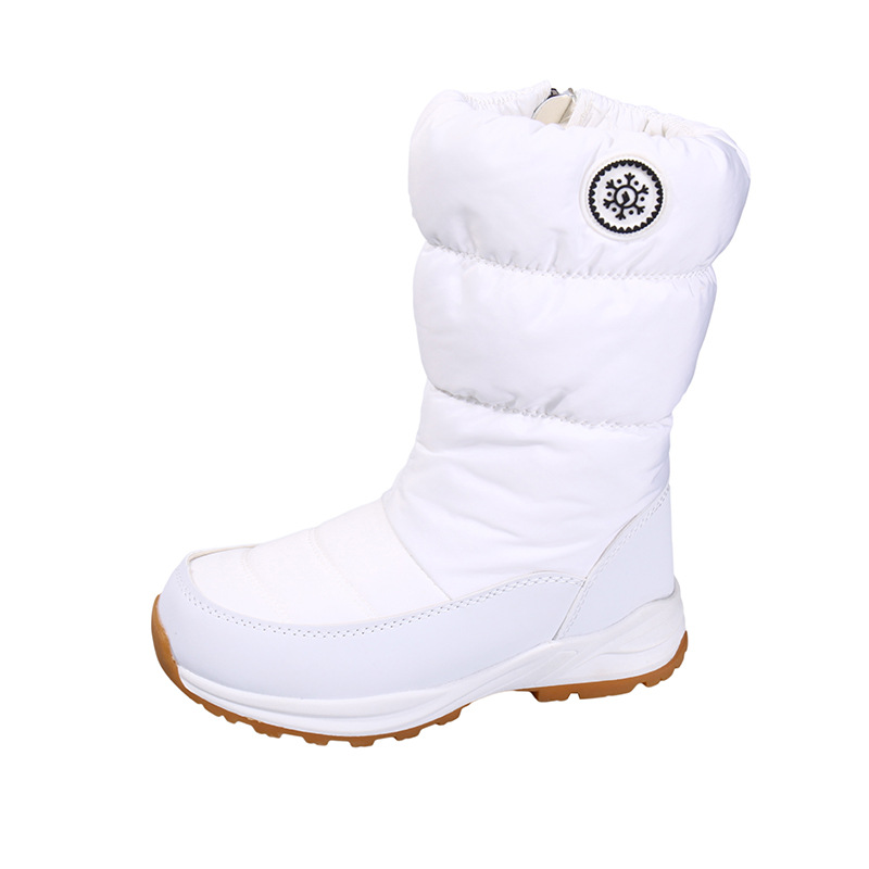 Northeast Outdoor Thickened Snow Cotton Mid-Calf Anti-Slip Warm Wear-Resistant Couple Snow Boots