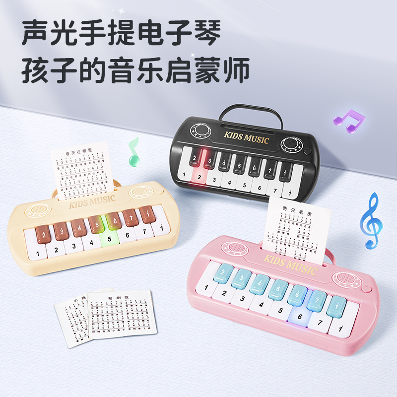 Children's Electronic Keyboard, Beginner Music Trument, Pocket Mini Piano, Playable Educational Toy